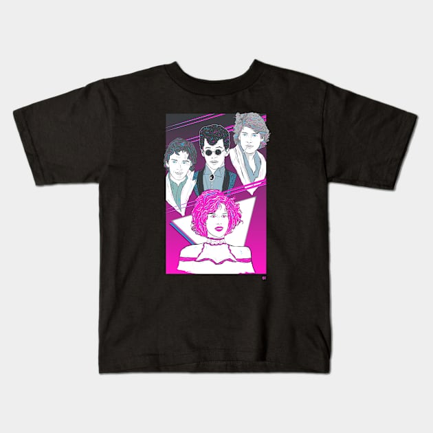 Pretty In Pink - Pink Variant Kids T-Shirt by MonkeyBubble